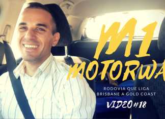 M1 Rodovia Que Liga Gold Coast e Brisbane