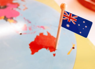 Demonstração de mapas da Austrália