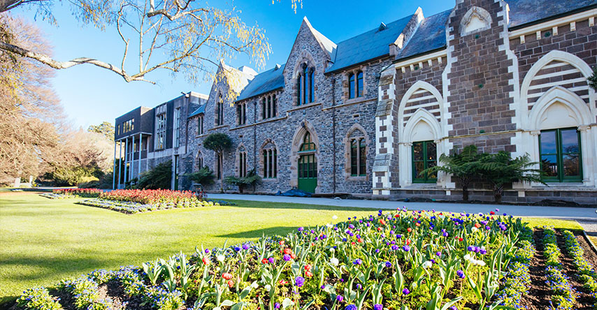 Cidade de christchurch na nova zelandia